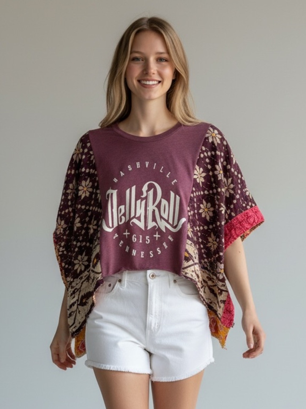 JELLY ROLL Artisan Made Upcycled Clothing Size Inclusive Granny D Originals